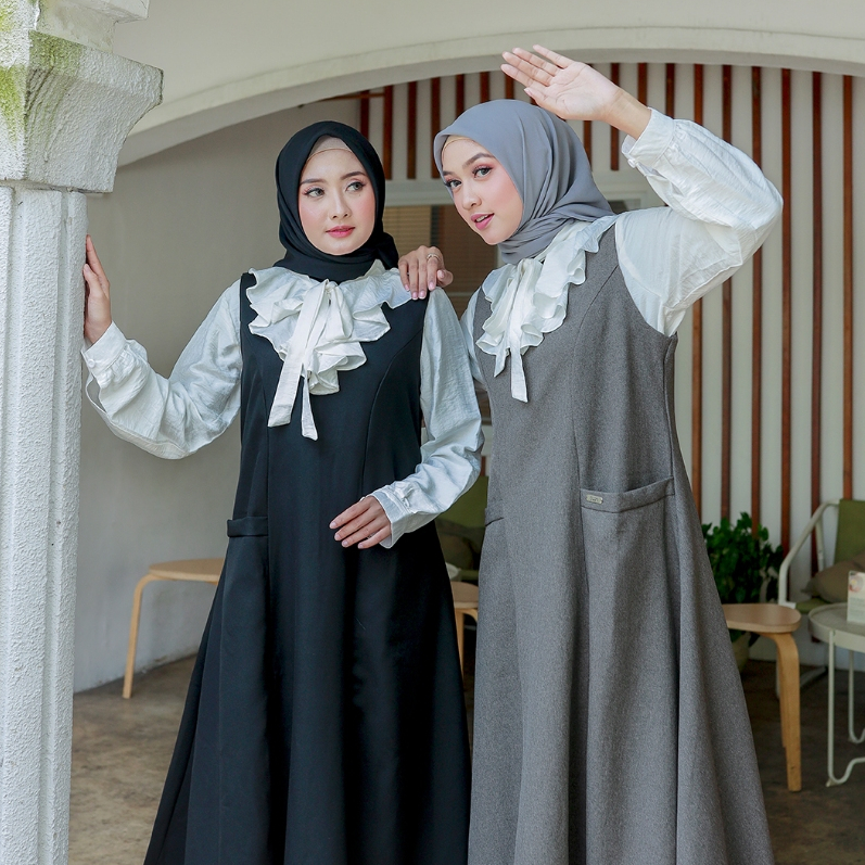 ONE SET ALUNA by CU2K | SETELAN CARDI | OUTER & BLOUSE WANITA | SETELAN WANITA