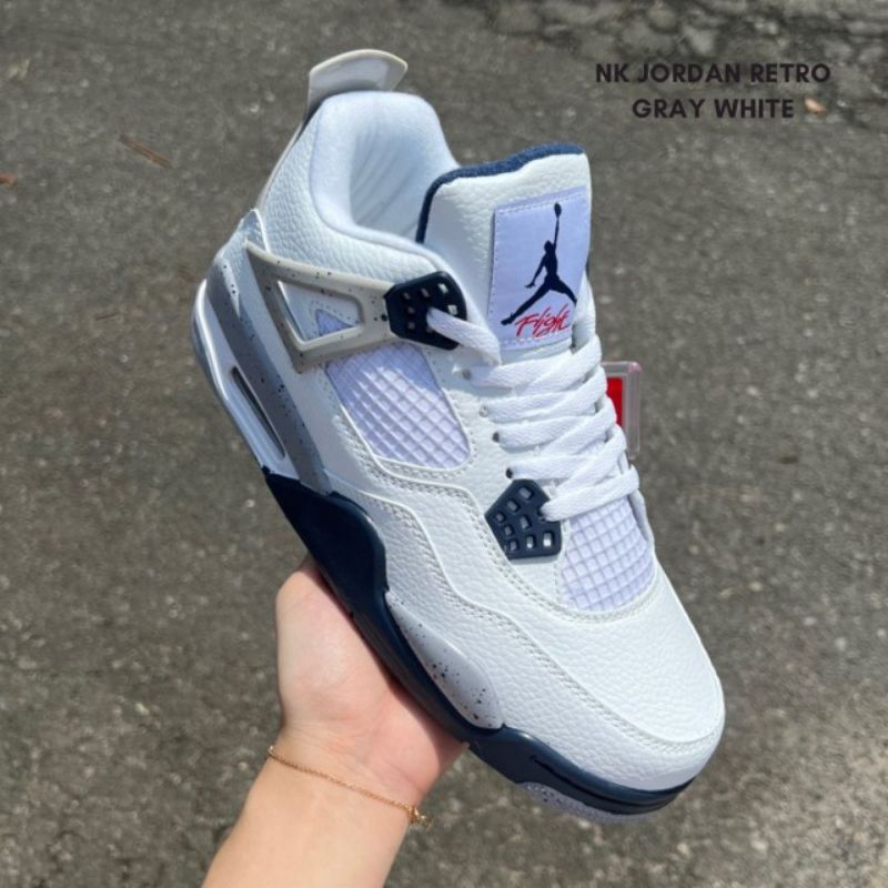 Nike Air Jordan Retro 4 Midnight Navy Blue size 40-45, tag Vietnam, hose shoes
