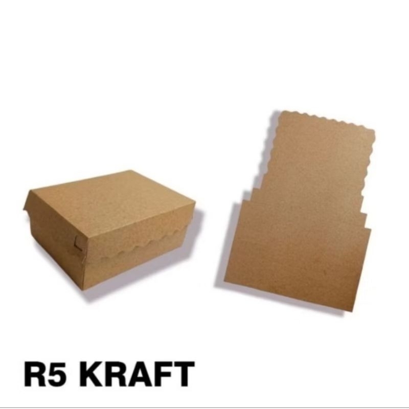 

isi 100 dus kraft r5 dus kue dus coklat