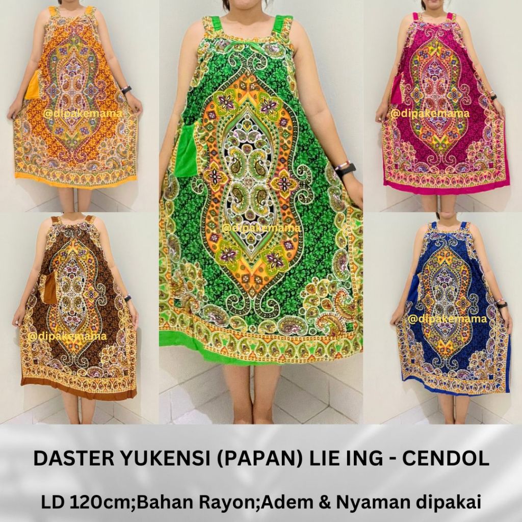 DASTER YUKENSI KARET PAPAN LIE ING MOTIF CENDOL LD 120 cm- DIPAKEMAMA