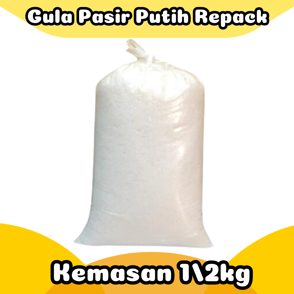 Gula Pasir Putih Repack Kemasan 1/2kg