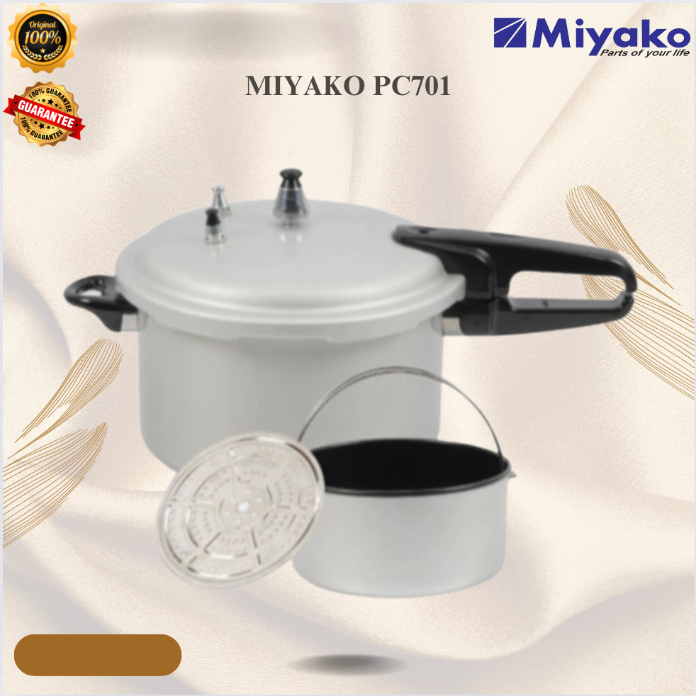 MIYAKO PRESTO SEHAT PC701/PC-701/PC 701/PRESTO SEHAT MIYAKO MURAH/PRESSURE COOK ORI BERGARANSI RESMI
