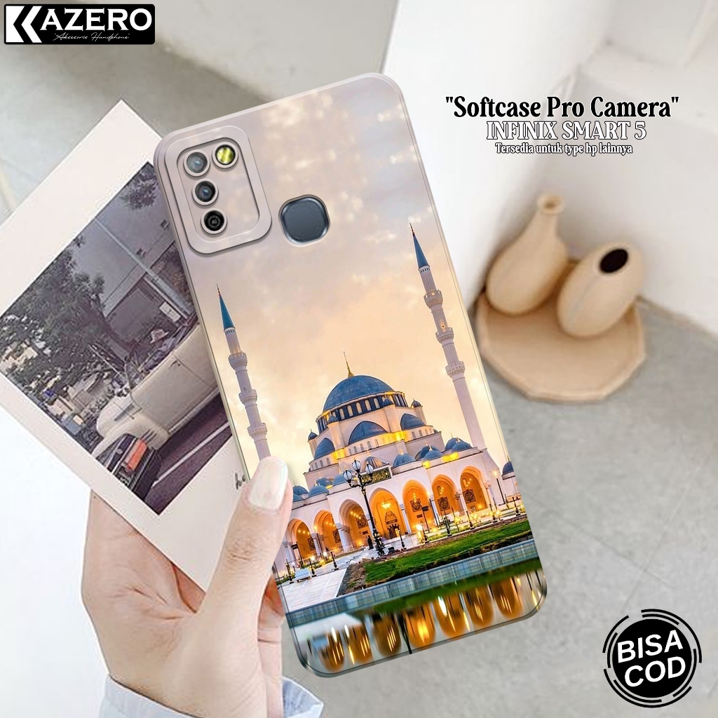 Softcase Pro Camera INFINIX SMART 5 - Fashion Case Masjid - Case INFINIX SMART 5 Terbaru - Casing IN