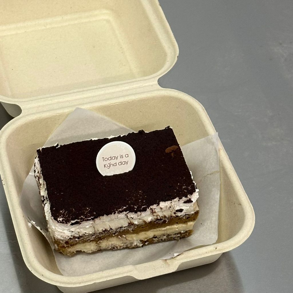 

KYND BAKER Tiramisu Slice Plant Based Vegan Vegetarian