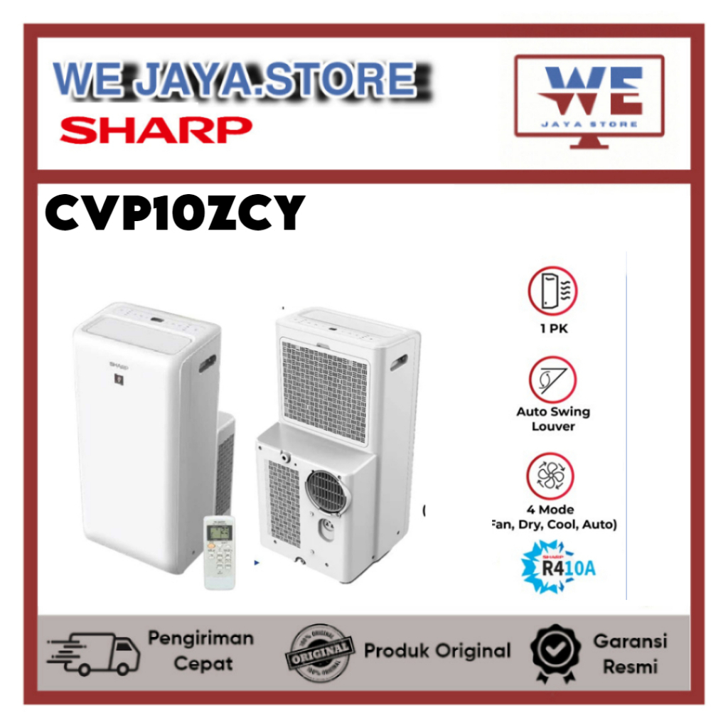 AC PORTABLE SHARP 1PK CVP10ZCY