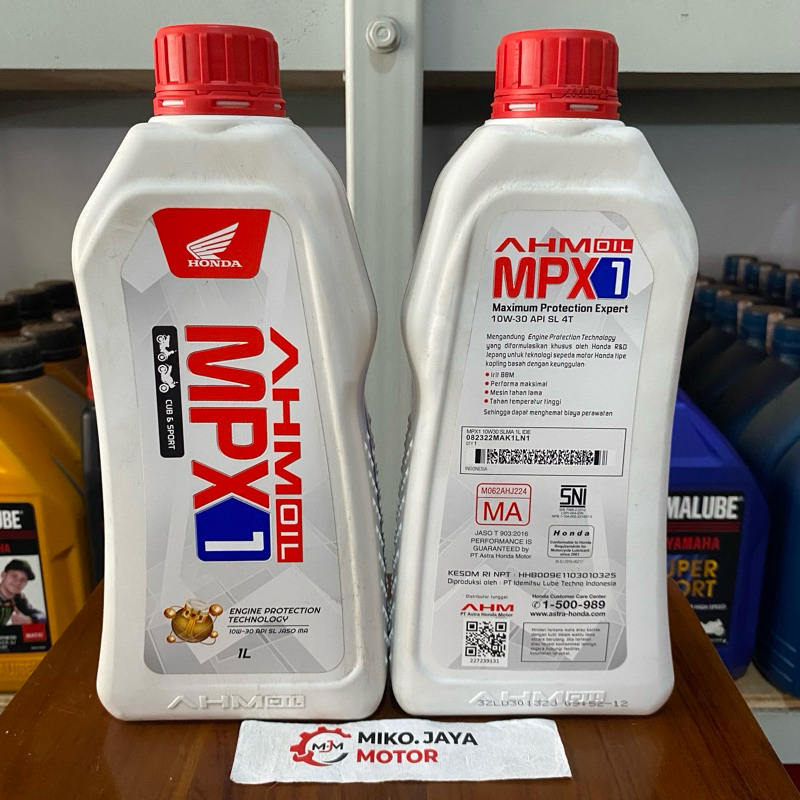 OLI MPX1 1 LITER SAE 10W-30 ASLI ORIGINAL