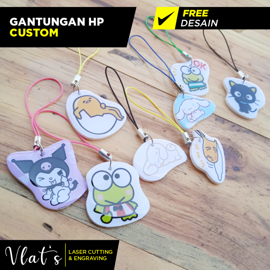 Gantungan HP Karakter | Gantungan HP Lucu | Lanyard Sanrio