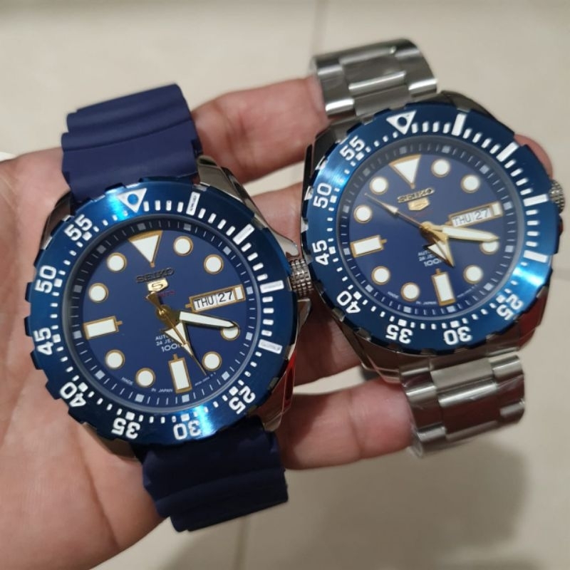 Jam tangan Automatic Japan SEIKO 5 Sports Stainless steel Caliber 4R36A include box