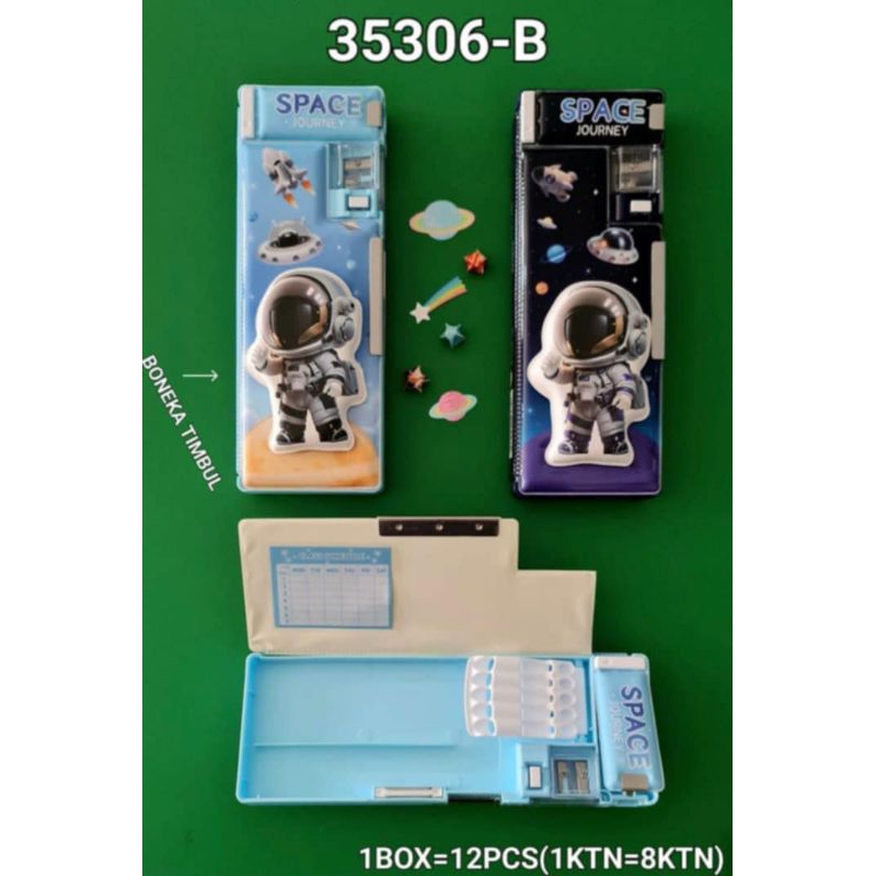 

Tempat pensil / Tempat alat tulis anak cowok 35306-B Xiao Ling Jing