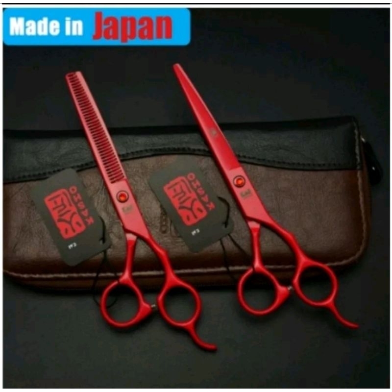 Gunting set kasho original japan 6,5inch gunting rambut profesional