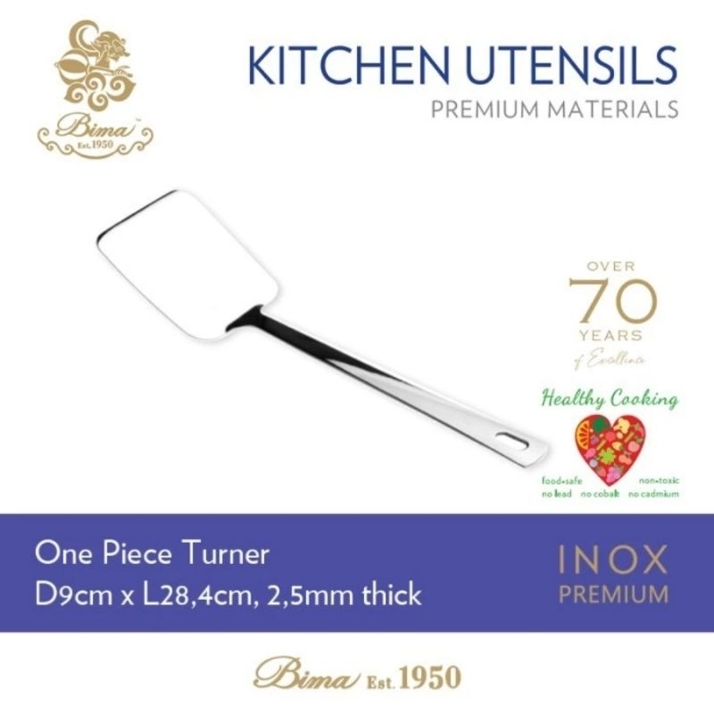 turner / sendok doreng flat stainless bima