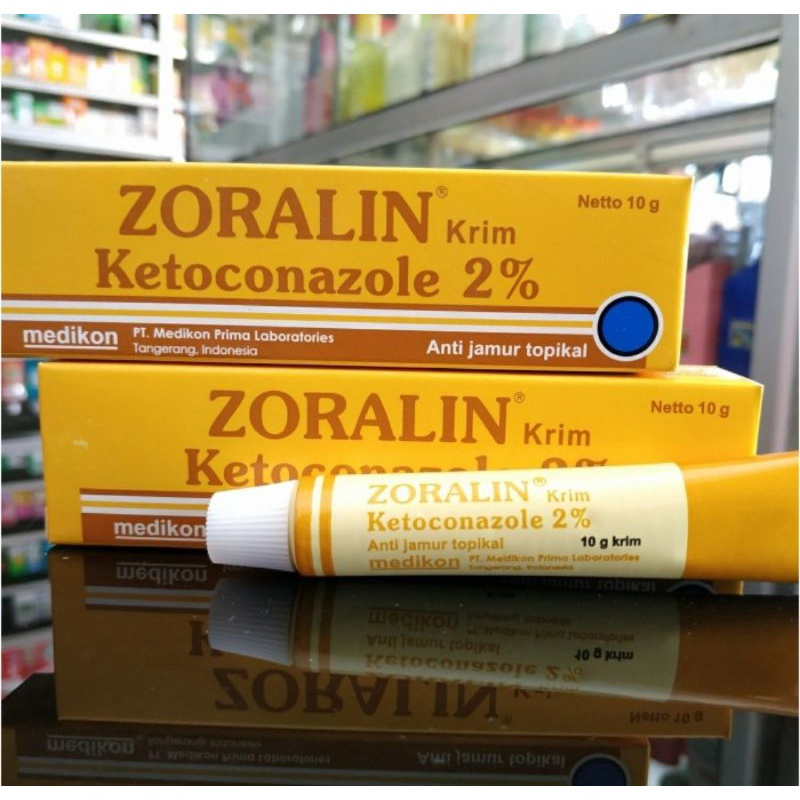 ZORALIN CREAM 10 gram - Salep Gatal Jamur