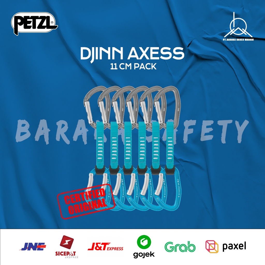 PETZL DJINN AXESS PACK Quickdraw for Rock Climbing
