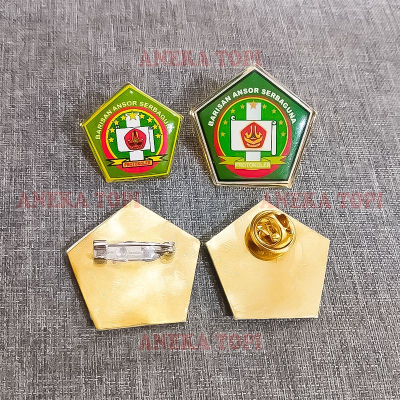 Pin Barisan Ansor Serbaguna Protokoler Pin Bros Banser Ansor Serbaguna - Aneka Topi