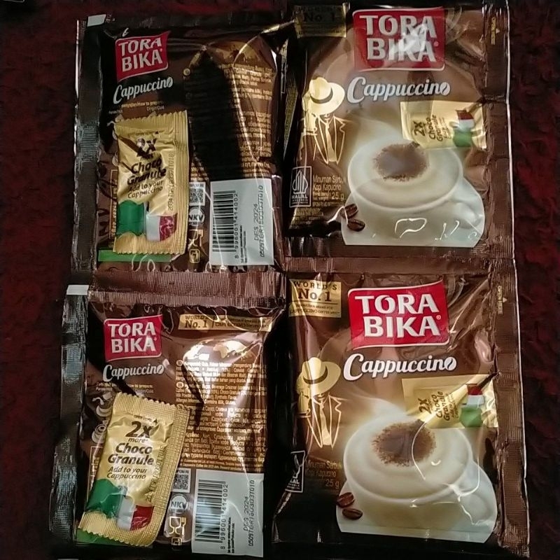 

kopi Torabika Cappucino 1 renceng isi 10 pcs
