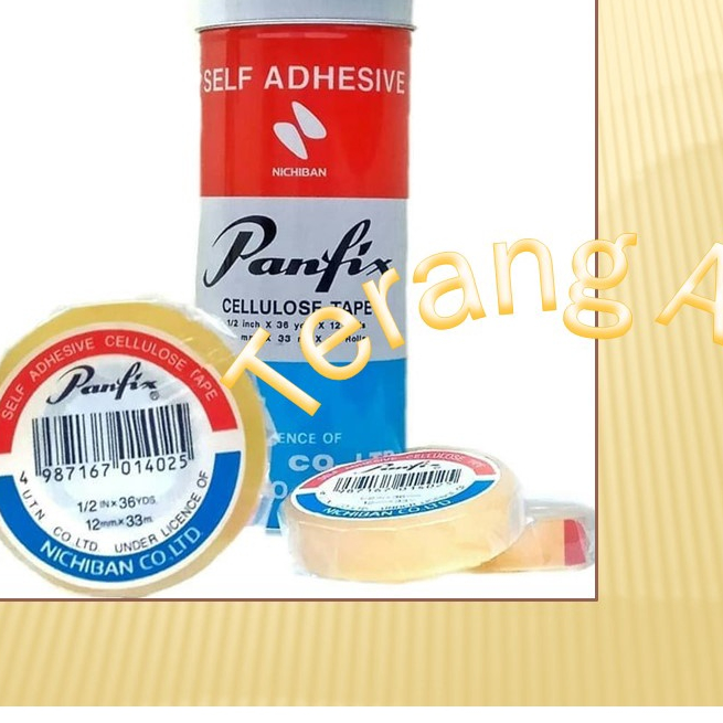 

Selotip Bening Ukuran 1/2 Inch x 36 Yards Merek Panfix