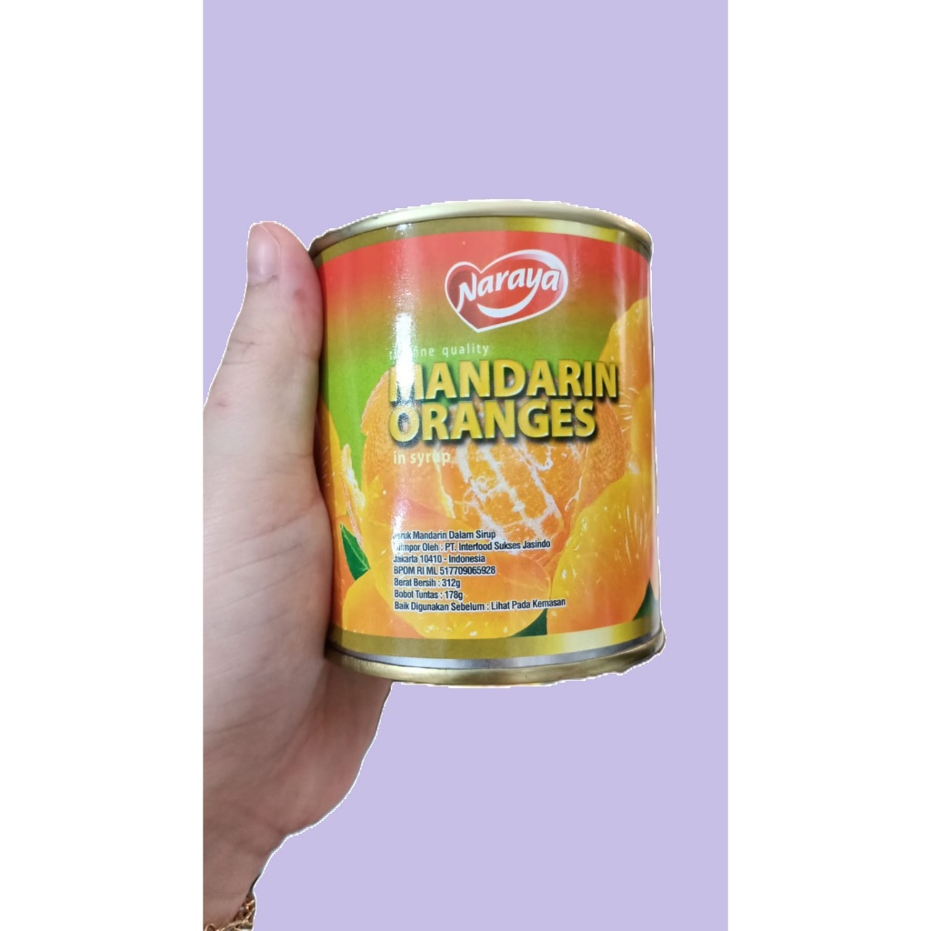 

NARAYA Jeruk kaleng 312gr