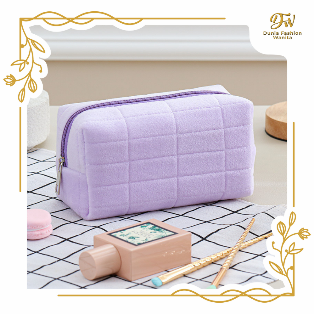 

•DFW• Make Up Tempat Pensil Serbaguna Kain Pastel TS1626