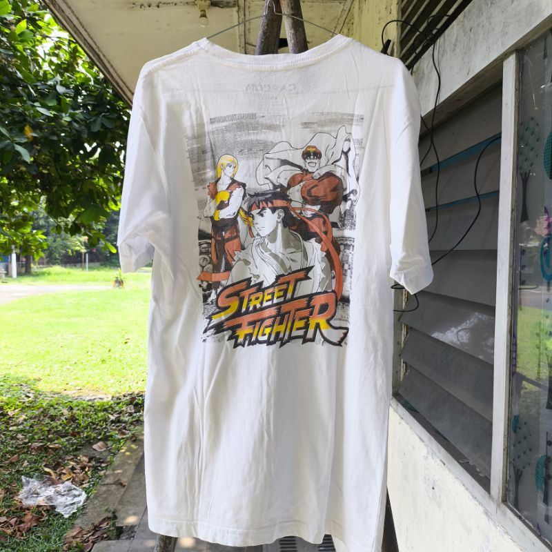 Street Fighter Tshirt White Capcom Official
