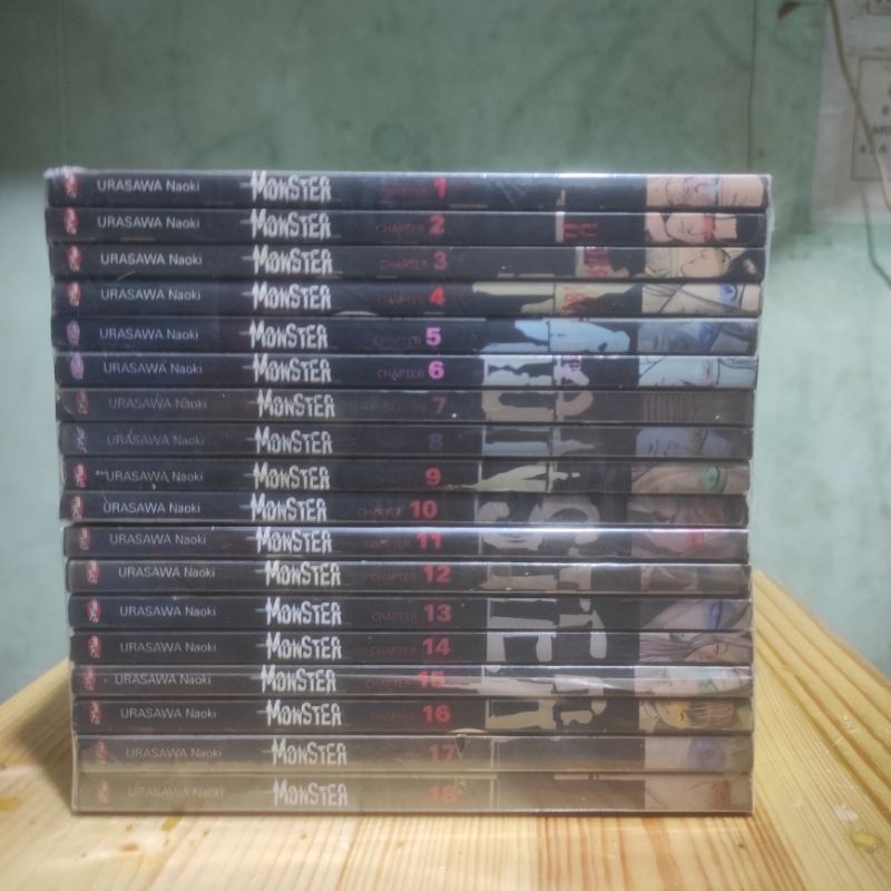 [Komik] Monster Urasawa Naoki Fullset Vol 1-18 Bekas Bagus Original