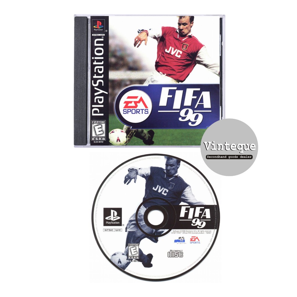 Kaset CD PS1 Playstation 1 Original Pabrik FIFA 99