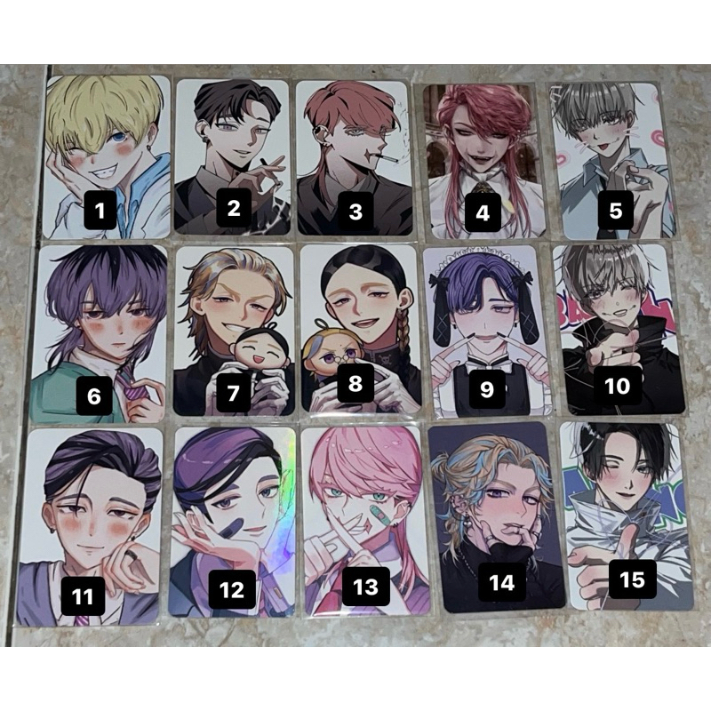 photocard tokyo revengers tokrev ran haitani matsuno chifuyu sanzu haruchiyo trump card official hai