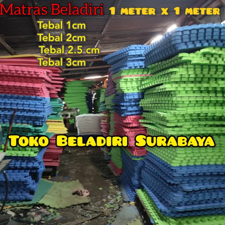 Matras beladiri  1cm x 1cm  Matras Silat karate taekwondo KODE D7T1