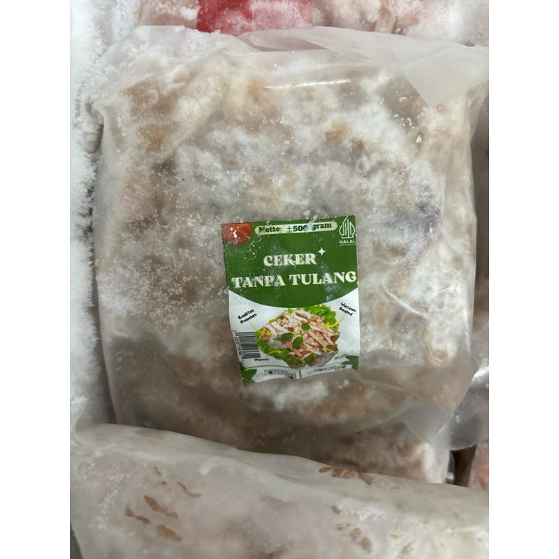 

Ceker tanpa tulang bersih (aneka) 500gr