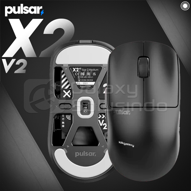 PULSAR X2 V2 Black Medium Wireless Gaming Mouse - PX2221