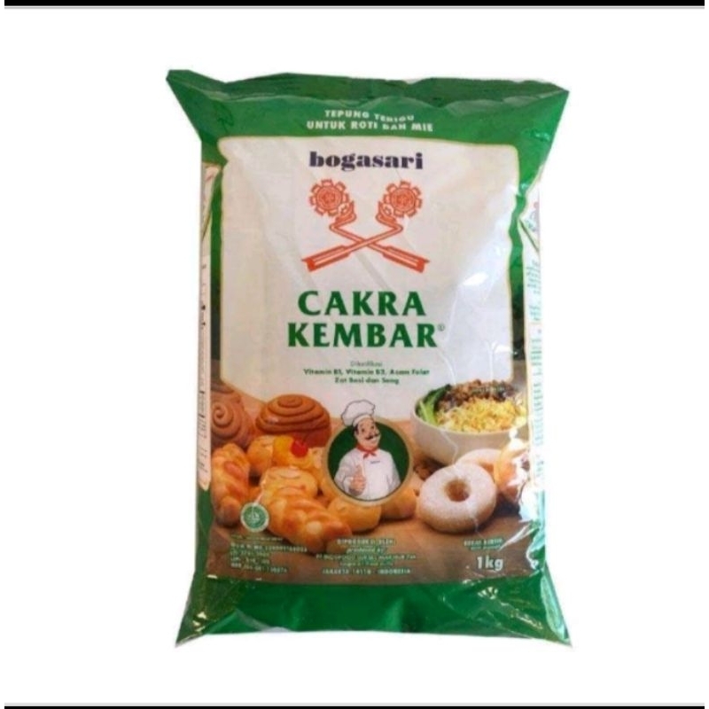 

TEPUNG CAKRA KEMBAR 1KG PREMIUM PROTEIN TINGGI