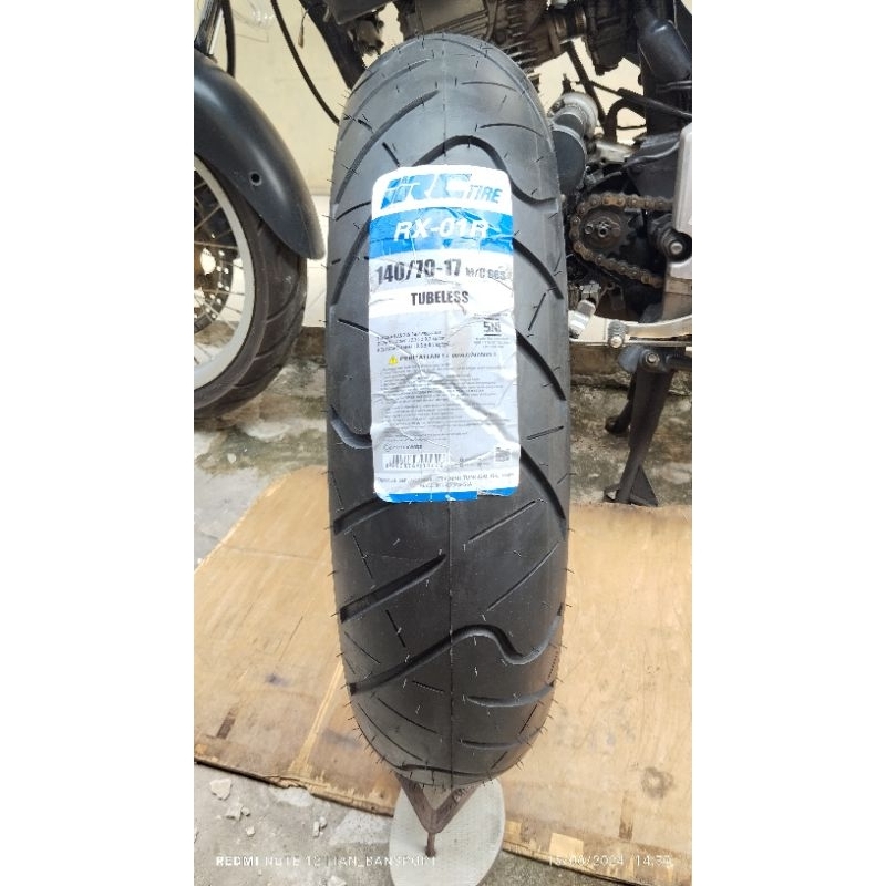ban motor tubless irc rx01r road winner ukuran 140.70 ring 17 new
