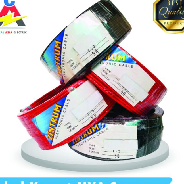 Extra Kabel Listrik Kawat NYA Super 1 x 15 4 Meter Kawat Besar