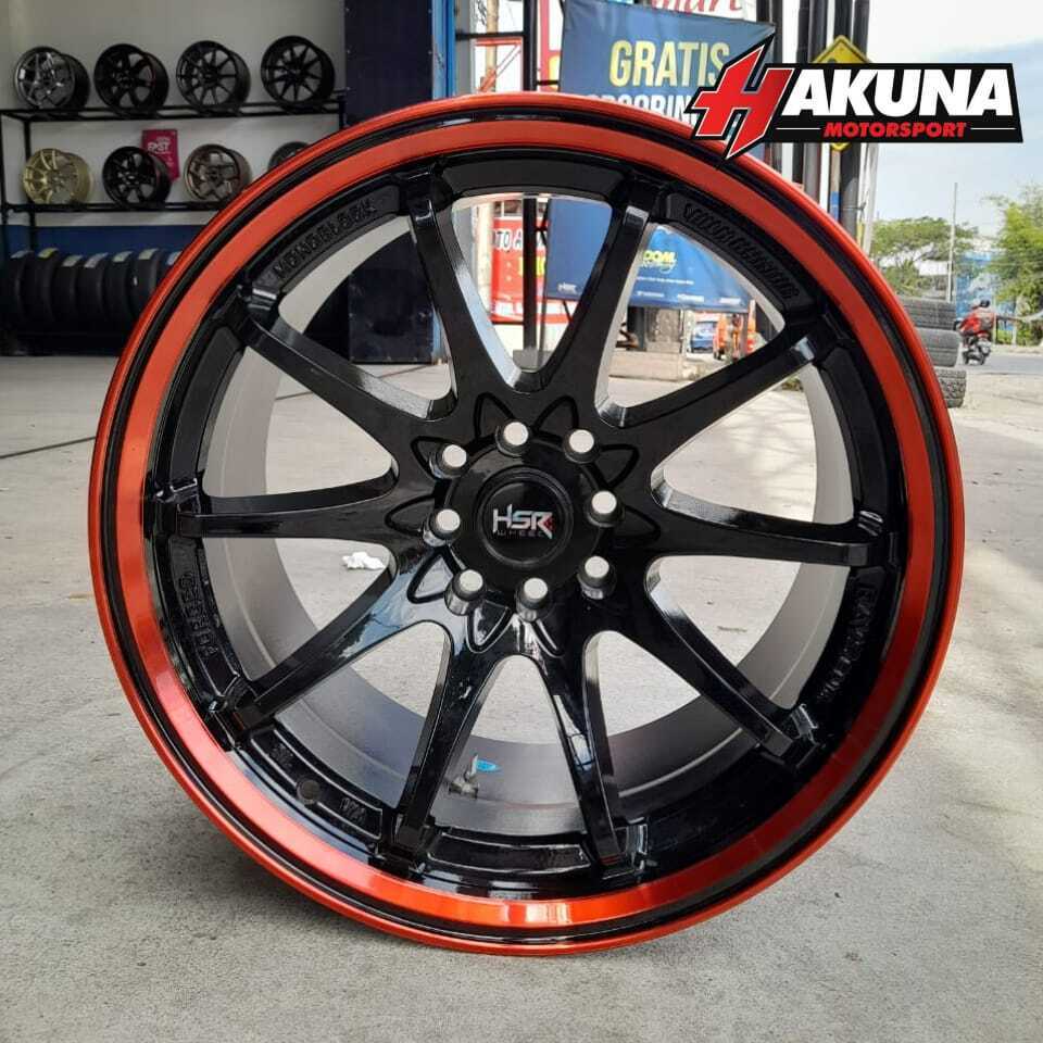 VELG R17 CELONG HIROSHIMA JAZZ,YARIS DLL HSR R17X8/9 H8X100-114,3 ET30 BK/RL