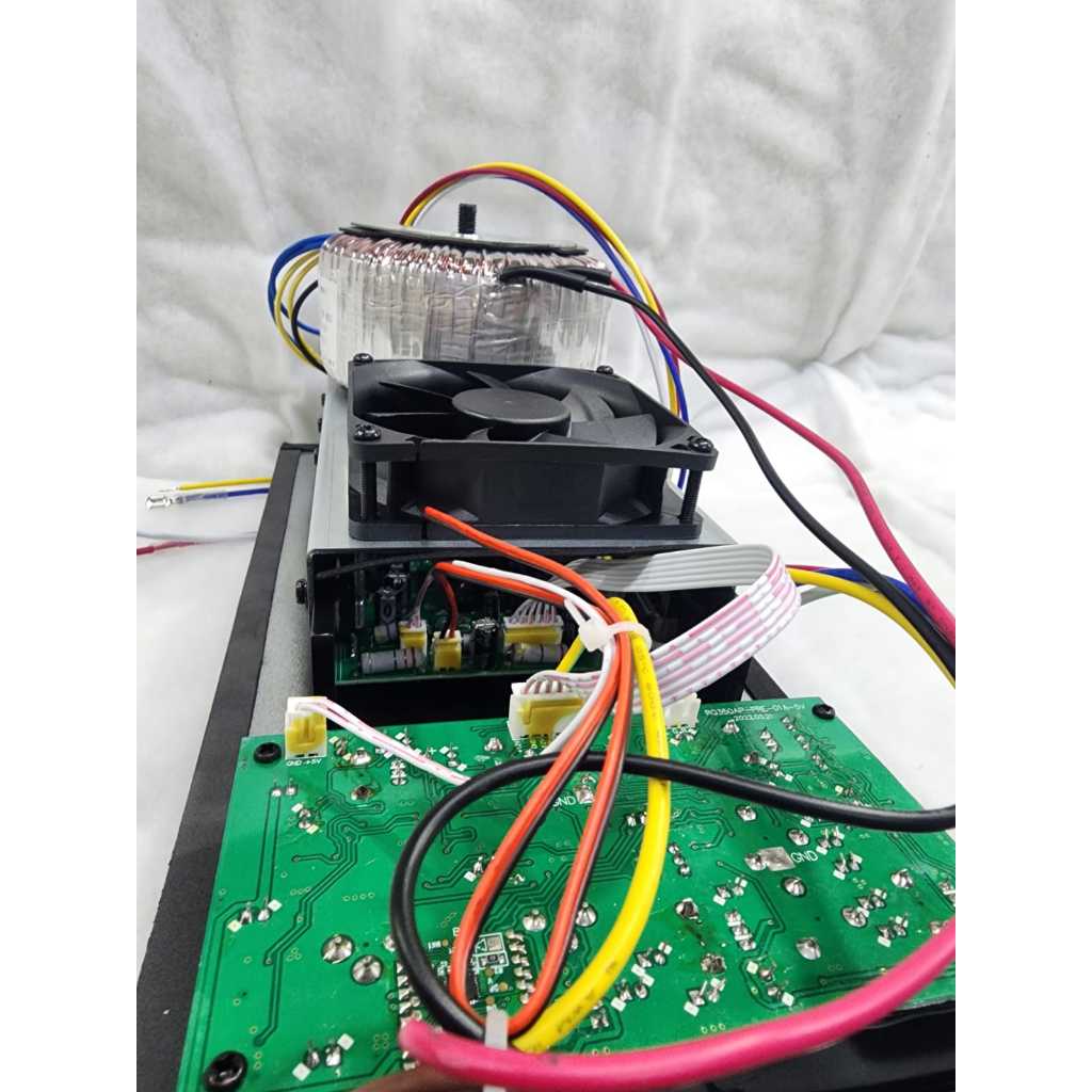 Turbosonic Mesin Kit Power Amplifier Aktif model huper original 1000 Watt HP1000BT / HP 1000 BT