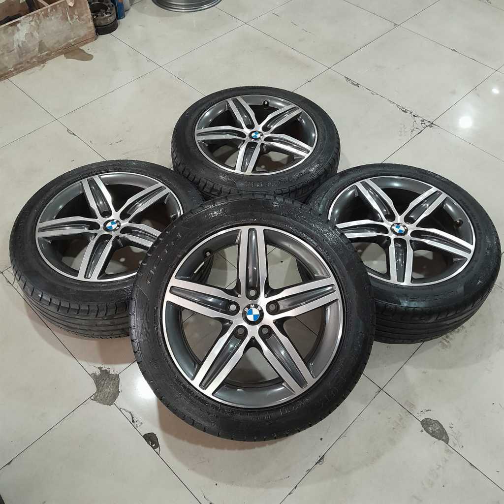 Velg mobil ori copotan bmw ring 17 plus ban murah bekas original geratis ongkir