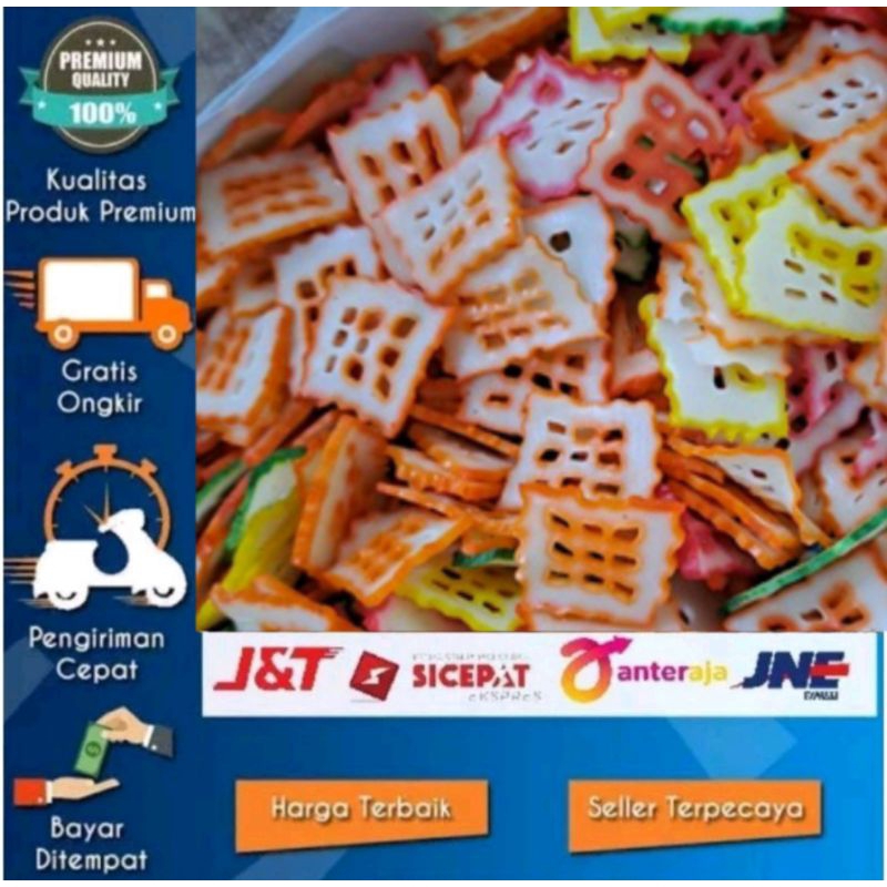 

kerupuk seblak mentah kerupuk bawang kotak warna warni 200 gr