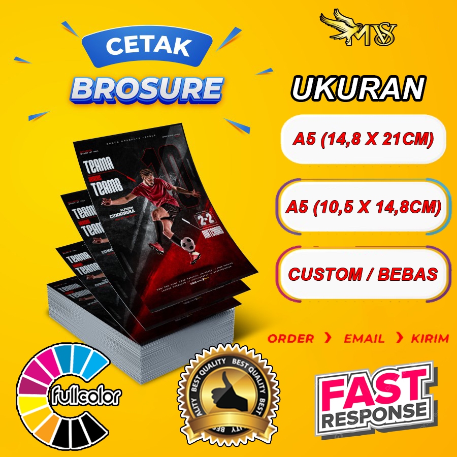 

CETAK BROSUR CUSTOM / PRINT FLYER CUSTOM / BAHAN ART PAPER 150GR