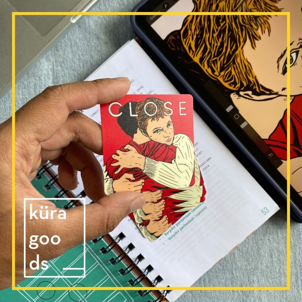 

Sticker Film CLOSE 2022 | Stiker Laptop HP Aesthetic Vinyl Fan Art Drawing Movie A24 Sinema