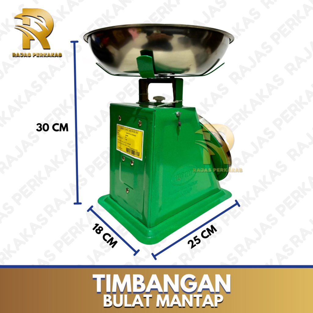 Timbangan Duduk / Timbangan Bulat Mantap Hioshi