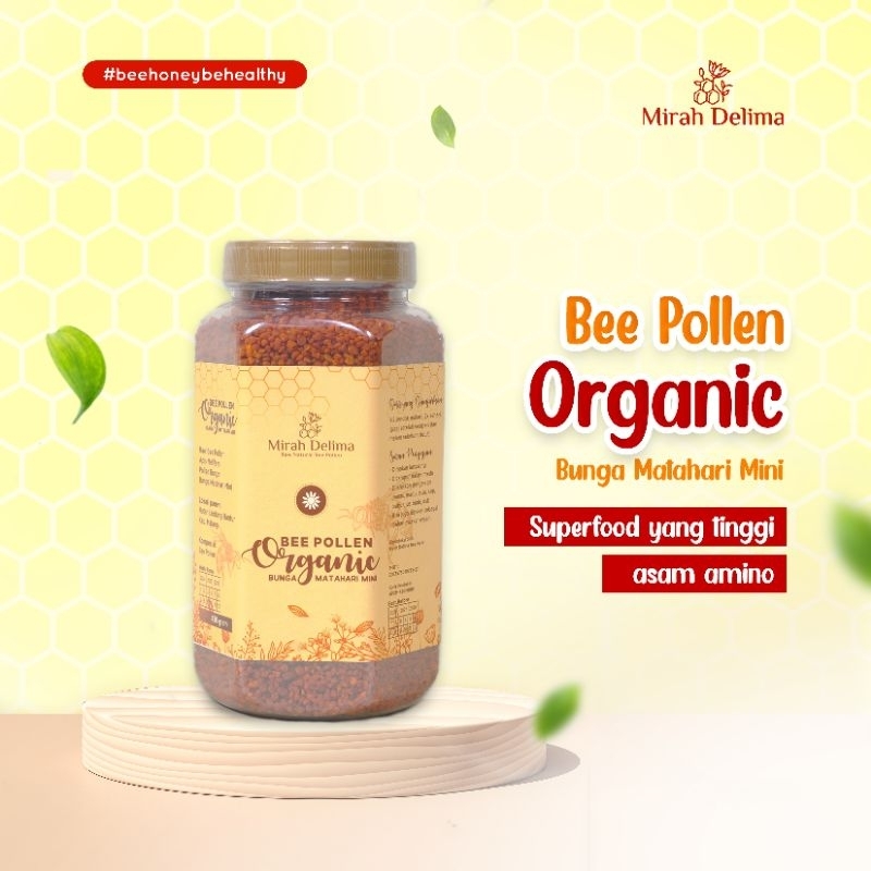

Organic Raw Bee Pollen - Natures Seperfood - Bunga Matahari Mini