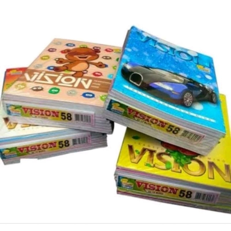 

buku tulis vision 38 lembar/ buku sekolah isi 10 pack