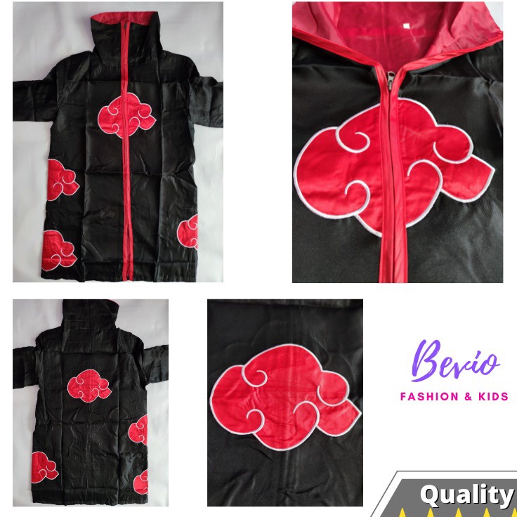 Spesial Murah  Jubah Akatsuki Itachi Dewasa Anak Naruto Anime Cosplay Kostum Import