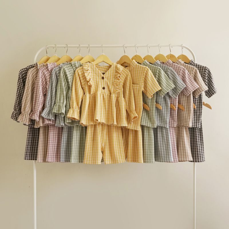 SEKHA - RAMIES SERIES SET | SETELAN ANAK COUPLE | SETELAN CELANA ANAK MURAH | SETELAN CELANA PANJANG