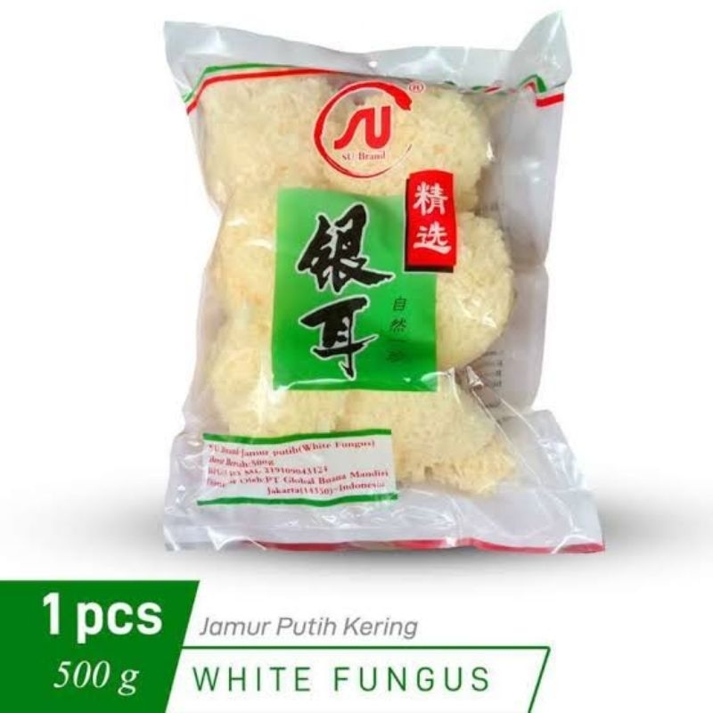 

JAMUR SALJU PUTIH SNOW WHITE FUNGUS NETTO 500 GR