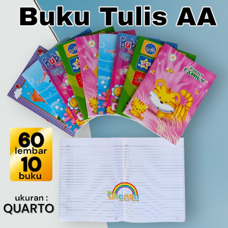 

Buku Tulis AA / Buku AA / Buku Tulis Merek AA / Buku Tulis Murah / Buku Tulis Viral
