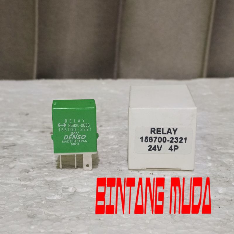 RELAY POWER LAMPU HINO LOHAN 24VOLT, RELAY POWER KAKI 4 HINO