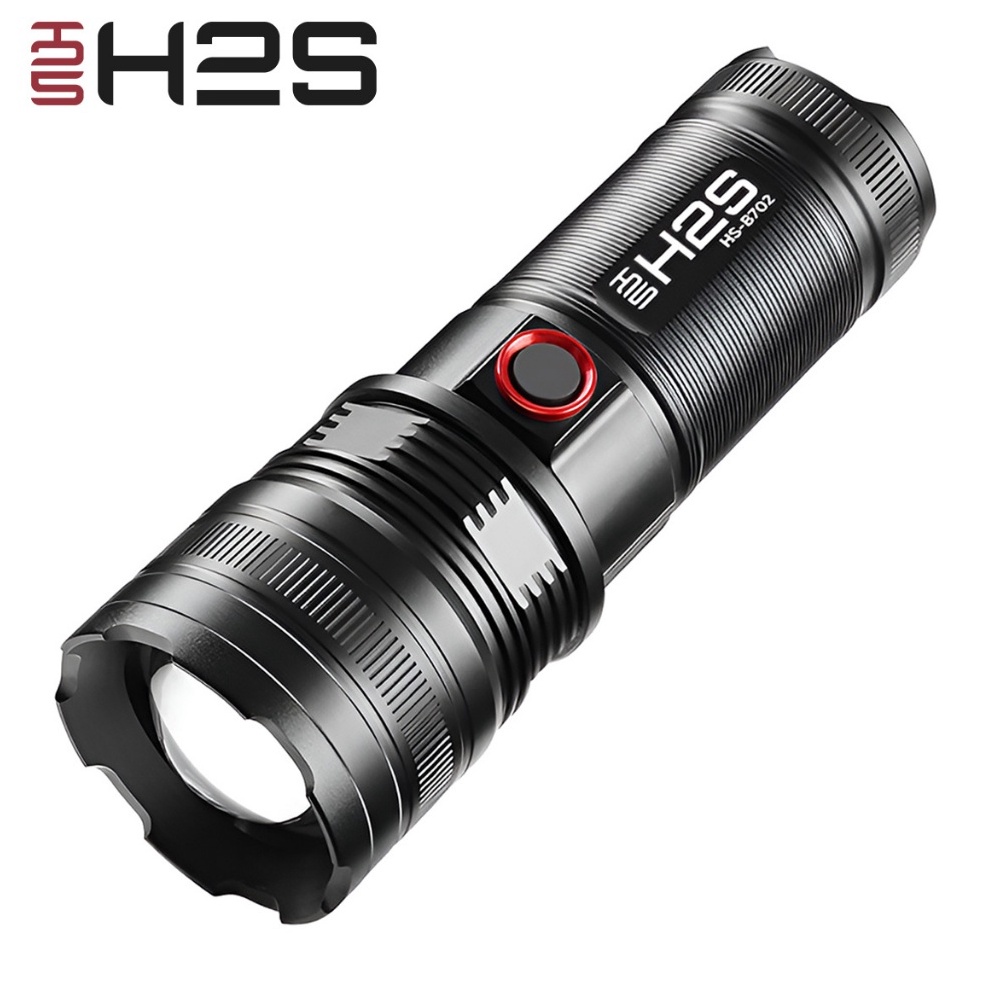 KODE Q65H Senter Zoom In Out B7 2 Lumens Flashlight XAB72 LED Laser