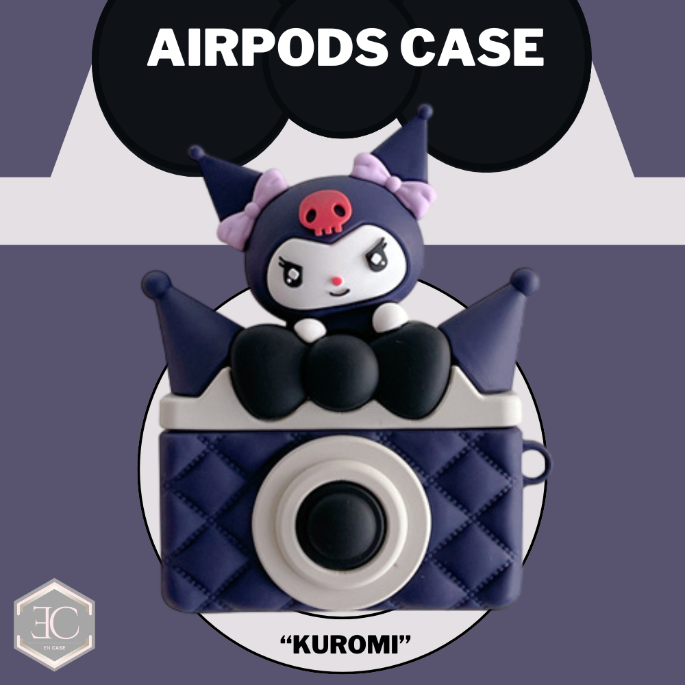 Case Airpods Kuromi Camera Case Casing Airpods 1 2 3 Kuromi Lucu