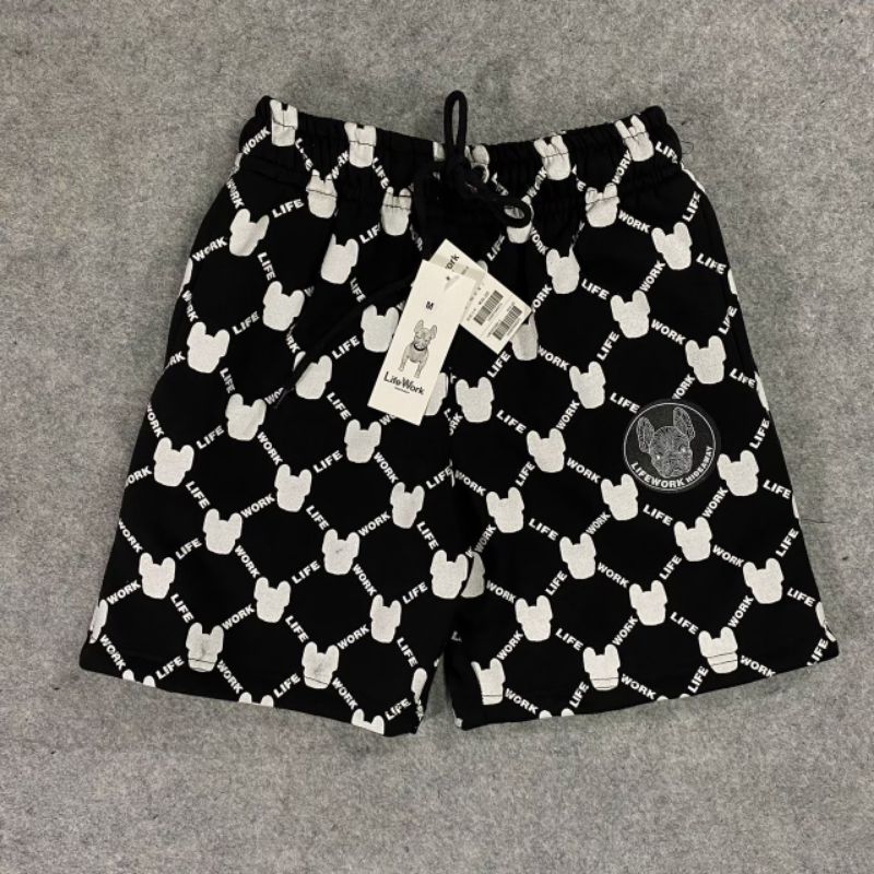 CELANA PENDEK LIFE WORK FULL TAG LABEL