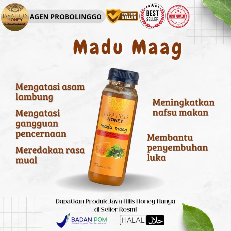 

Madu Maag Java Hills Honey Madu Lambung Madu Masalah Pencernaan Madu herbal 320gr